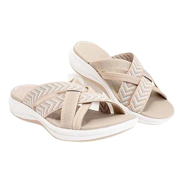 Tanya | Ergonomisches orthopädisches Schuhwerk-Beige-35-Becker Boutique