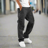 Thomas | Wide fit Cargohose-Schwarz-S-Becker Boutique