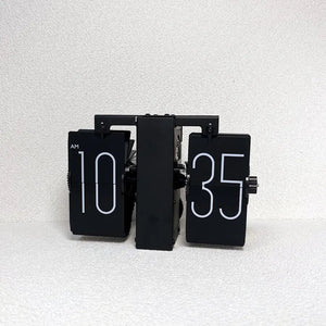 TimeFlip | Mechanische Flip-Uhr mit Automatisches Umblättern-Schwarz-Becker Boutique