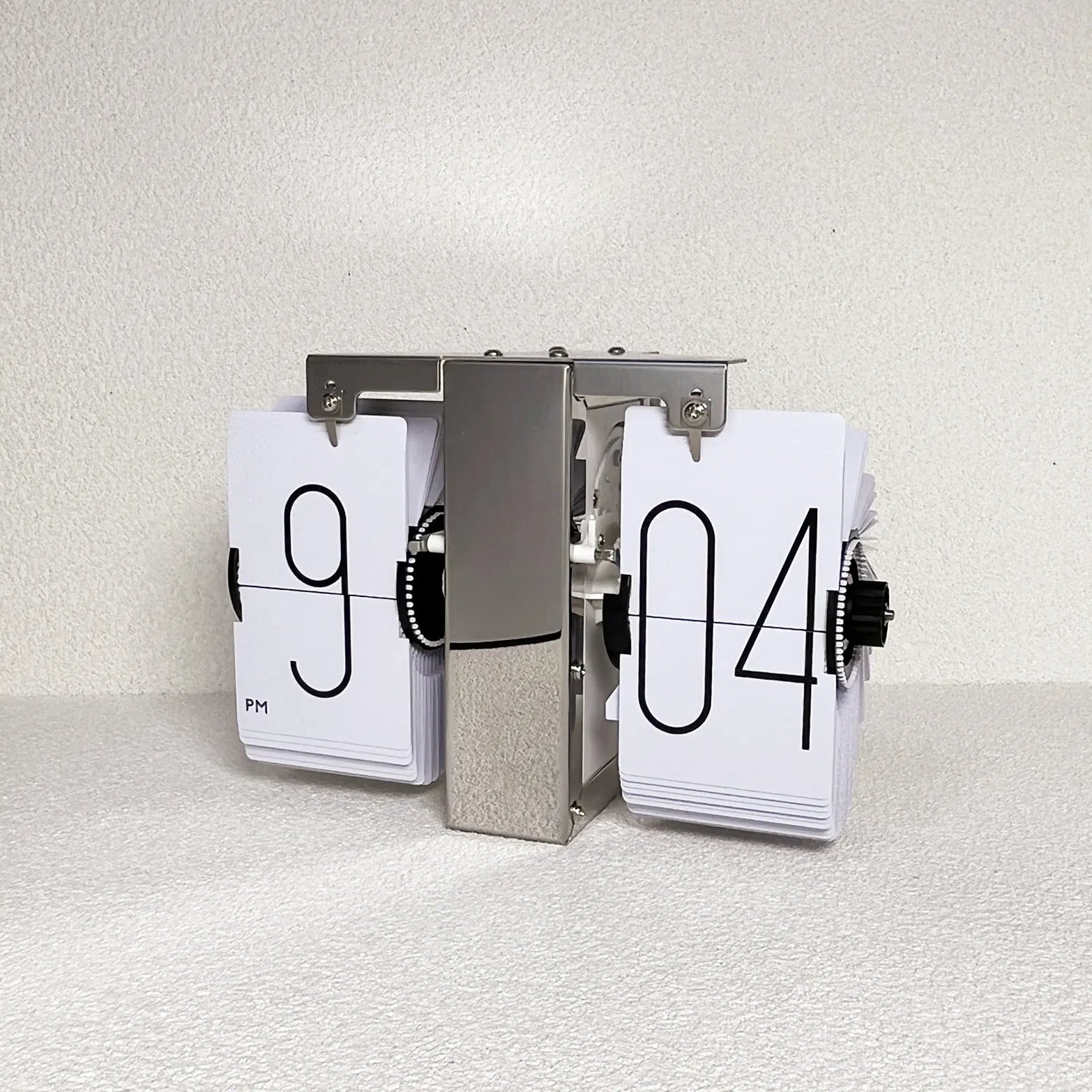 TimeFlip | Mechanische Flip-Uhr mit Automatisches Umblättern-Weiß-Becker Boutique