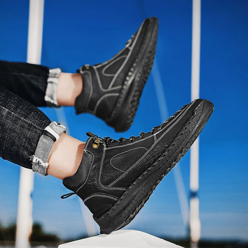 Titan | Wasserdichte Wander-Lederstiefel-Becker Boutique