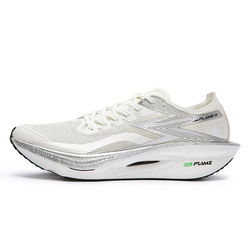 Track 3.0 | Carbon Plate Marathon-Laufschuhe mit atmungsaktiver Dämpfung-Weißes Splitterband-38-Becker Boutique