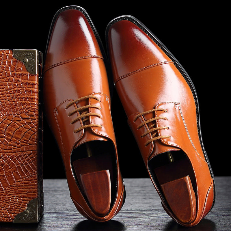 Herren Anzugschuhe | Klassische Flügelspitze Zehe