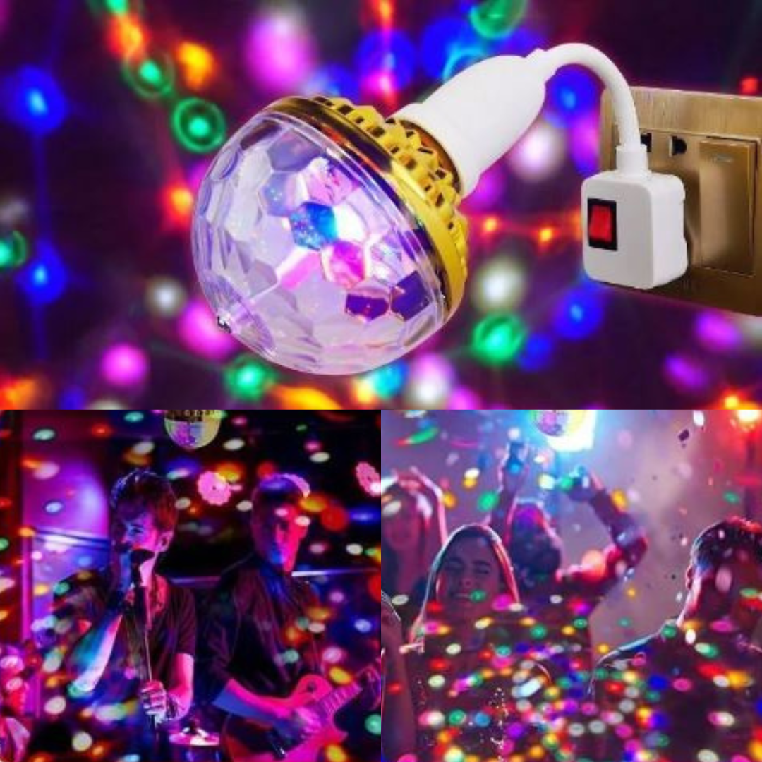 DiscoKugel | Bunte, rotierende LED-Disco-Lichtkugel-Becker Boutique