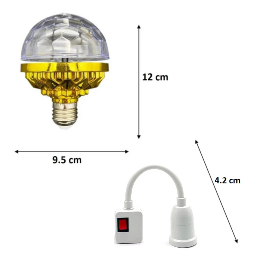 DiscoKugel | Bunte, rotierende LED-Disco-Lichtkugel-Becker Boutique