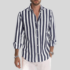 Leichte und bequeme Herren Sommerhemd mit Streifen