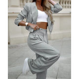 Women's Pantsuit | Striped & Business