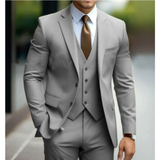 Suto | Men's Wedding Guest Suit Grey | 3-Piece