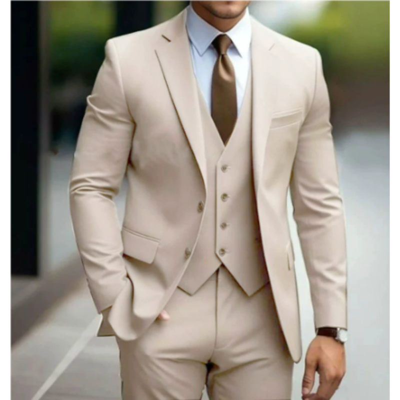 Suto | Men's Wedding Guest Suit Grey | 3-Piece