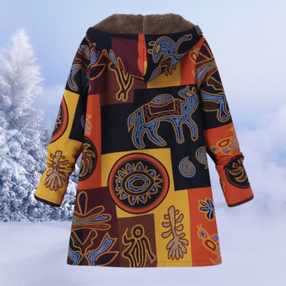 Women's lined jacket | Hooded winter jacket
