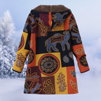 Women's lined jacket | Hooded winter jacket