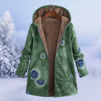 Women's lined jacket | Hooded winter jacket