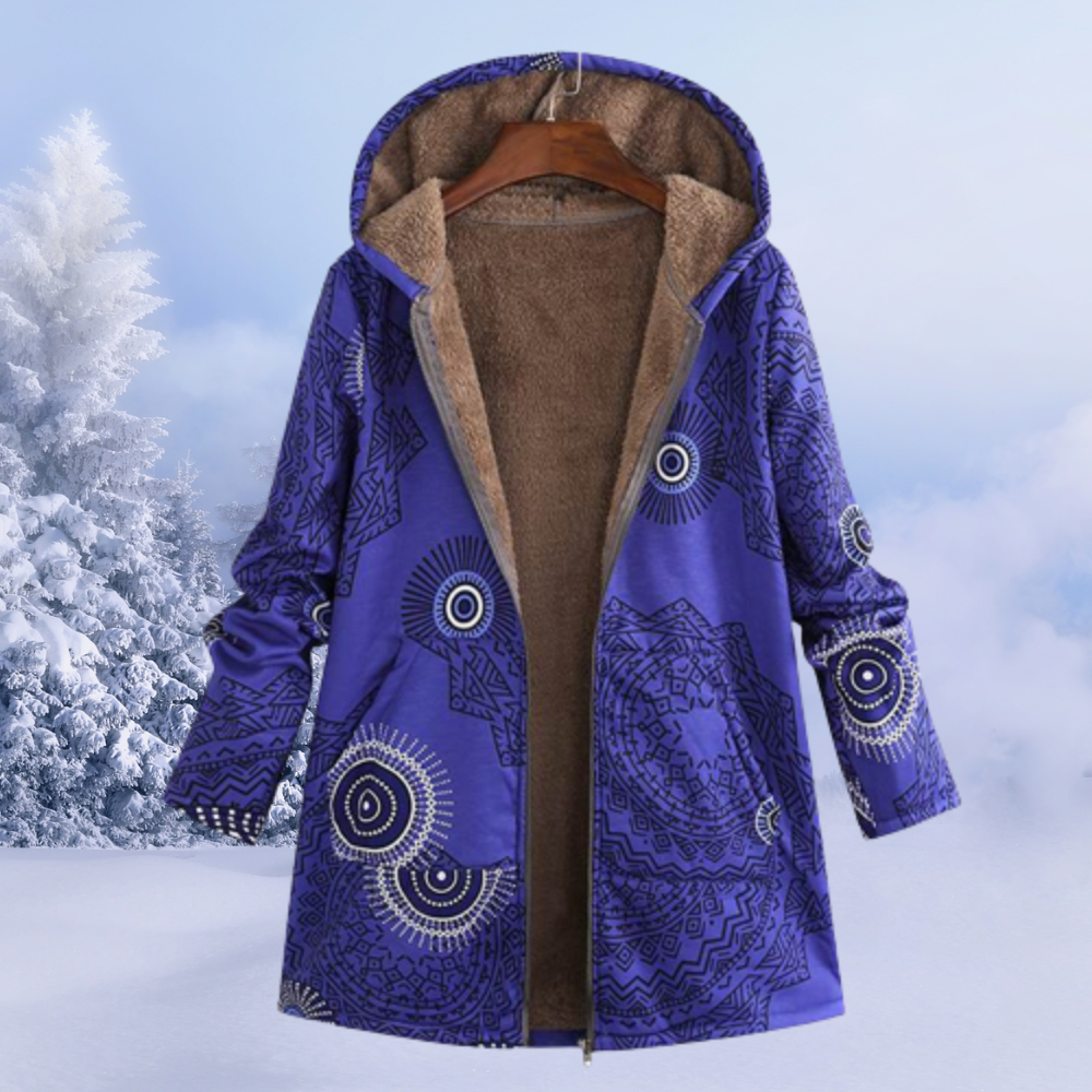 Women's lined jacket | Hooded winter jacket
