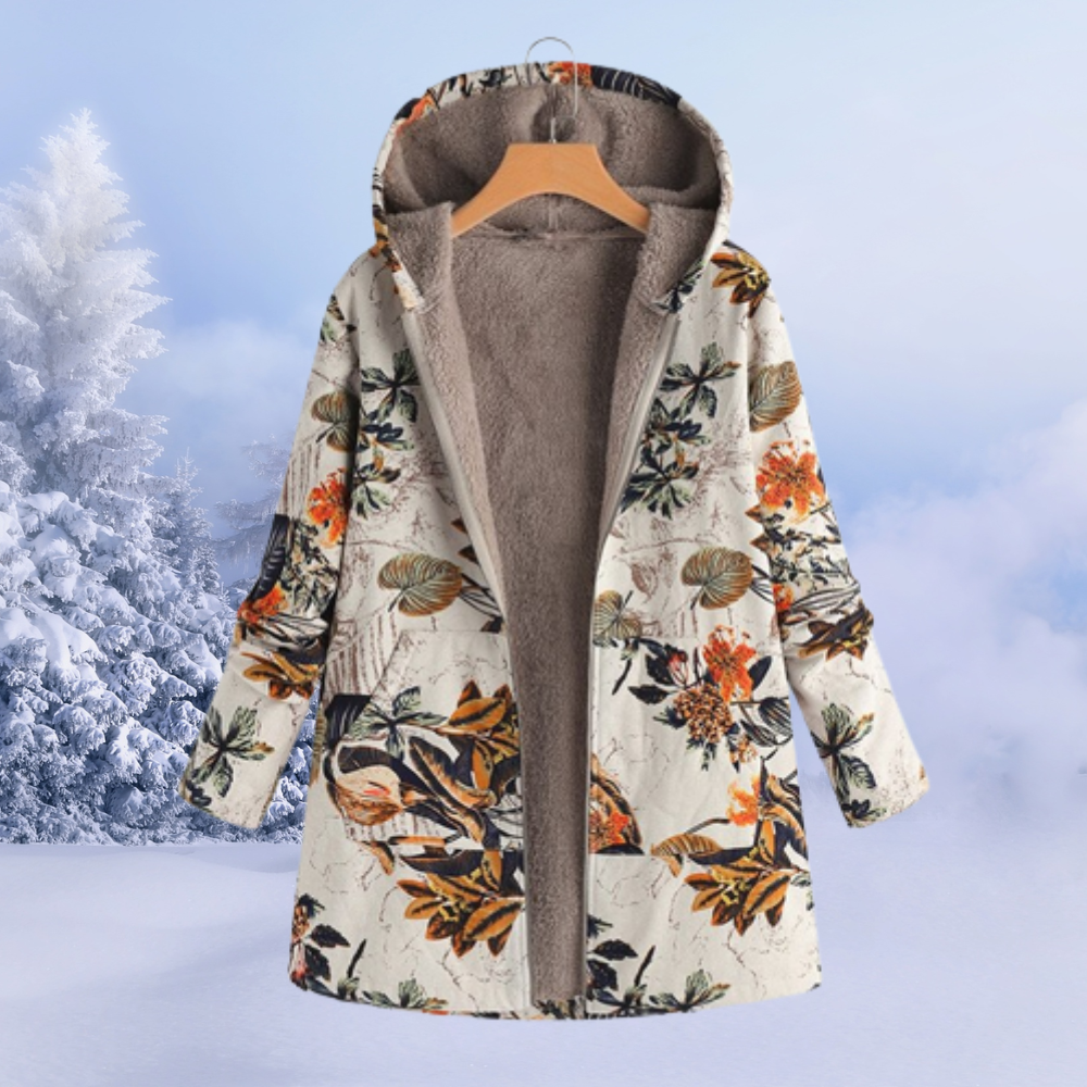 Women's lined jacket | Hooded winter jacket