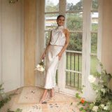 Mariselle | Sleeveless Wedding Guest Dress | Maxi