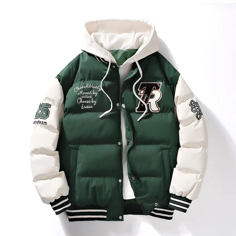 Viggo | Herren Sportliche Winterjacke mit Kapuze-Grün-M-Becker Boutique