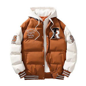 Viggo | Herren Sportliche Winterjacke mit Kapuze-Kamel-M-Becker Boutique