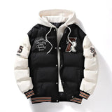 Viggo | Herren Sportliche Winterjacke mit Kapuze-Schwarze-M-Becker Boutique