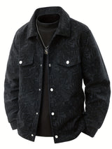 Falck | Casual men's corduroy jacket for spring with button placket