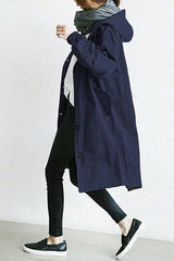 Women's Classic Trench Coat | Long & Water-Repellent