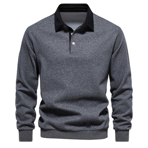 Warner | Pullover für Männer-Dunkelgrau-S-Becker Boutique