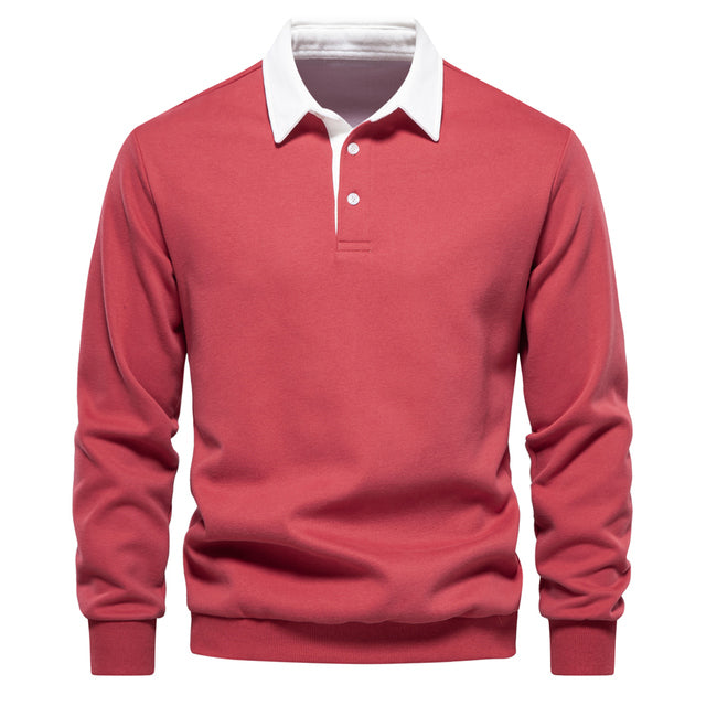 Warner | Pullover für Männer-Rot-S-Becker Boutique
