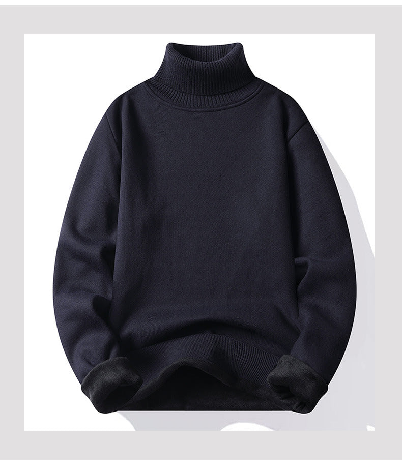 Werner | Herren Thermo-Fleece Rollkragenpullover-Schwarz-S-Becker Boutique
