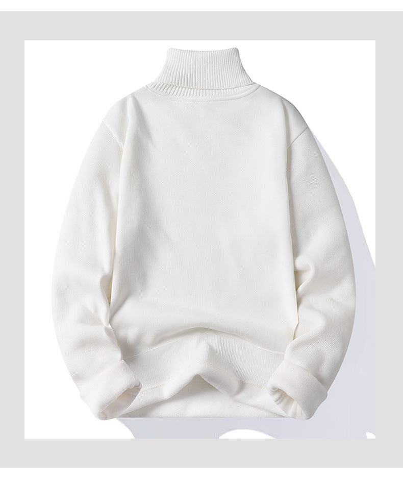 Werner | Herren Thermo-Fleece Rollkragenpullover-Weiß-S-Becker Boutique