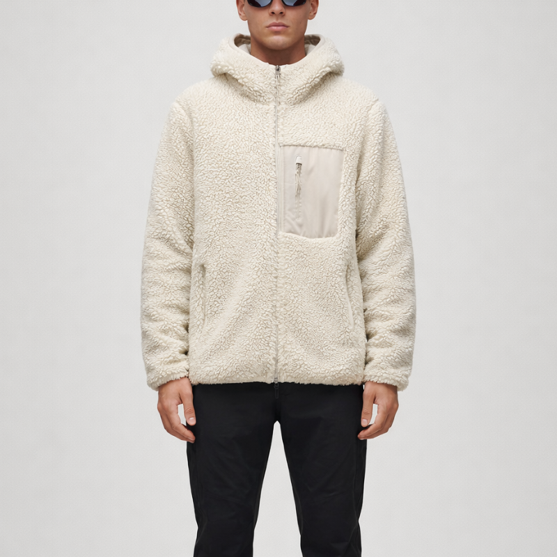 Sherpa Fleece Hoodie | Teddy Jacket Unisex