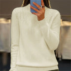 Damen Pullover | Halbrollkragen & Pailletten | Chic & Bequem