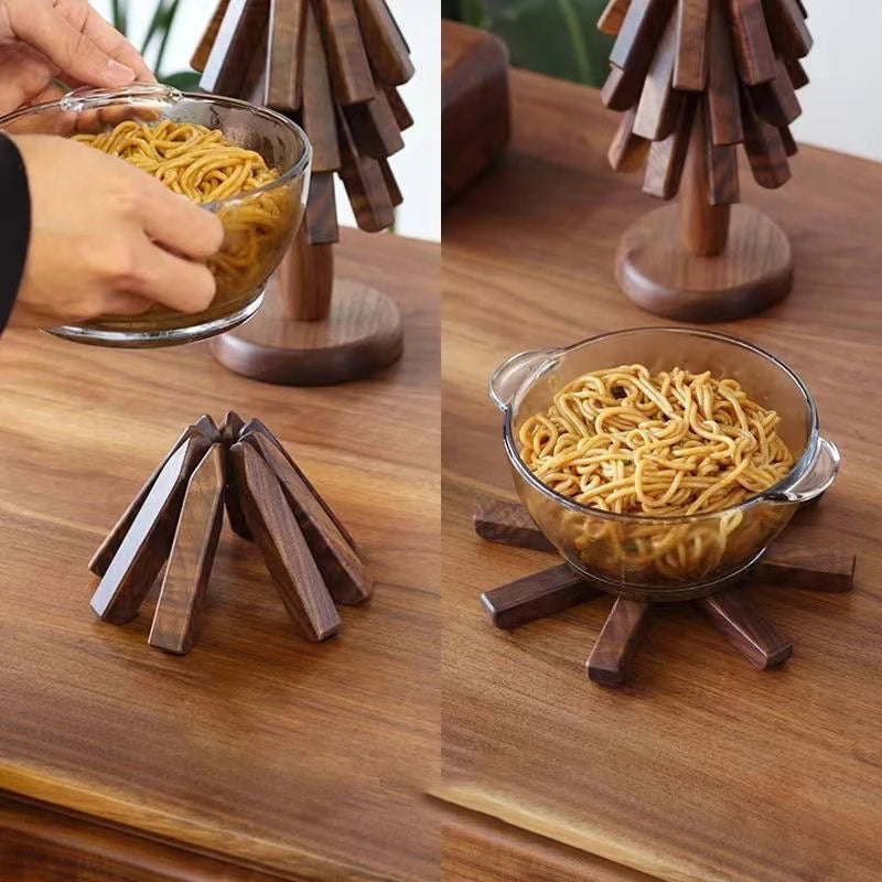 WoodTri | Dekorative und isolierende Untersetzer-Becker Boutique