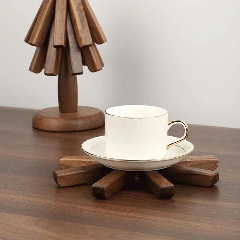 WoodTri | Dekorative und isolierende Untersetzer-Becker Boutique