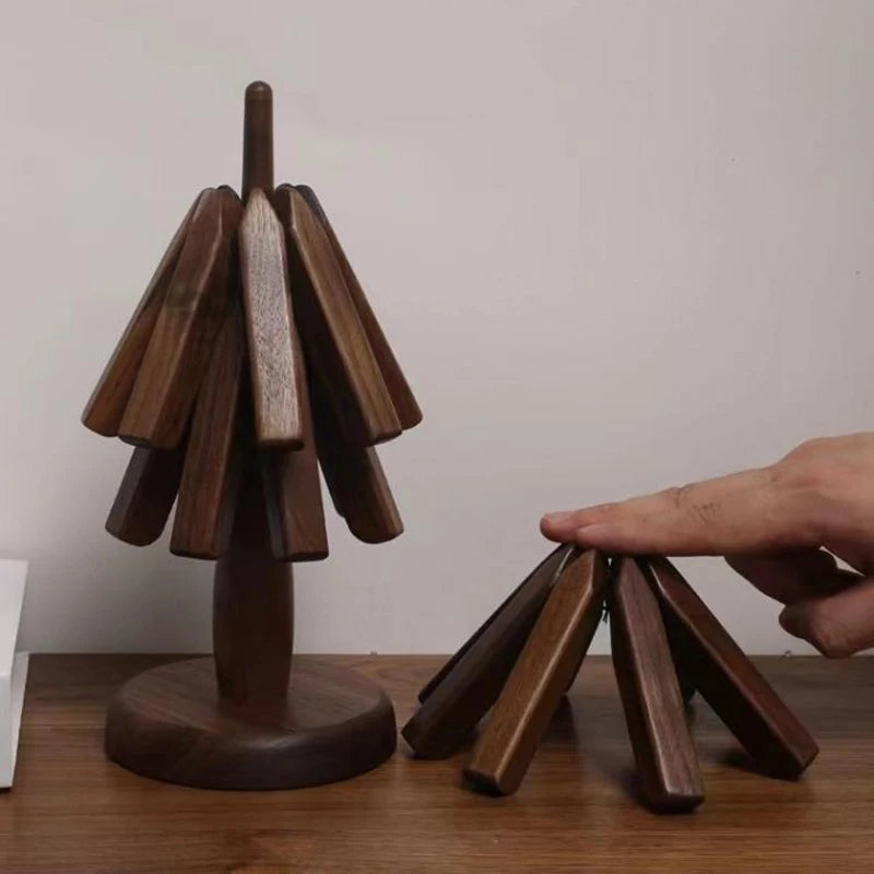 WoodTri | Dekorative und isolierende Untersetzer-Becker Boutique