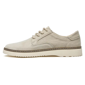Xavier | Stilvoller Herrenschuh im Oxford-Stil-Beige-38-Becker Boutique