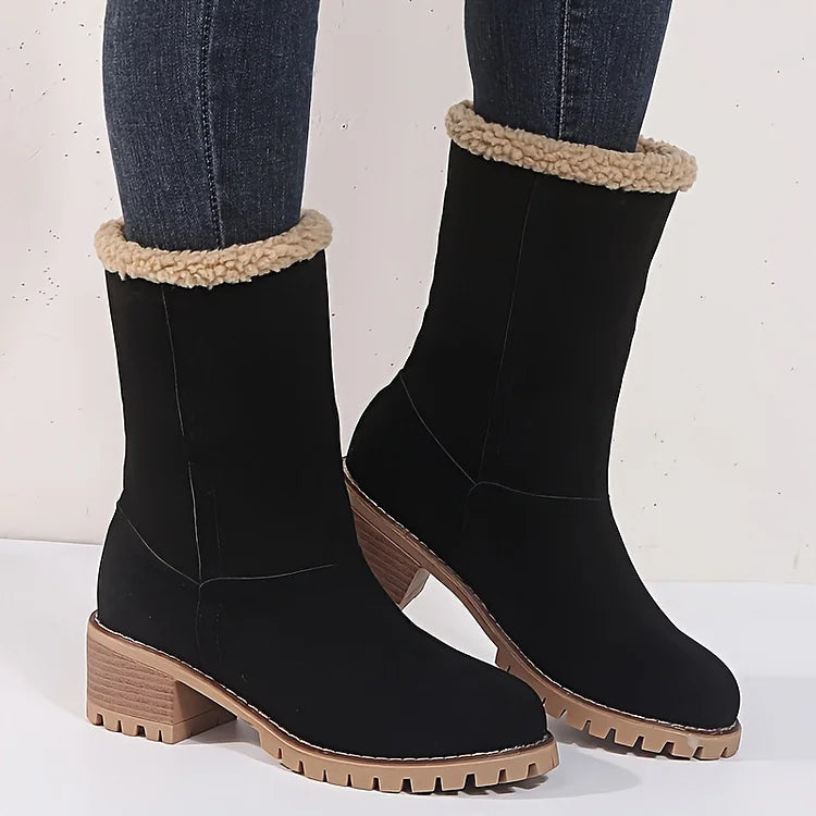 Yacinta | Damen Wasserdichte Leder Stiefeletten-Becker Boutique