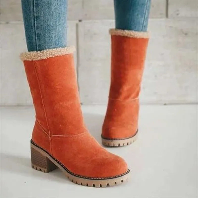 Yacinta | Damen Wasserdichte Leder Stiefeletten-Becker Boutique