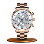 Herrenuhr aus Edelstahl mit Quarzwerk | Business