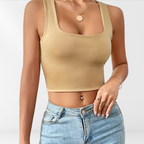 Zena | Danen White Crop Top | Tank top