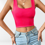 Zena | Danen White Crop Top | Tank top