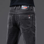 Herren Cordhose Strech | Schwarz | 5-Pocket