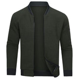 Men's cardigan with zipper