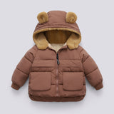 Kids winter jacket | Lined with hood and ears