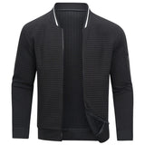 Men's cardigan with zipper