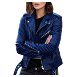 Women's Vintage Leather Jacket | Zipper