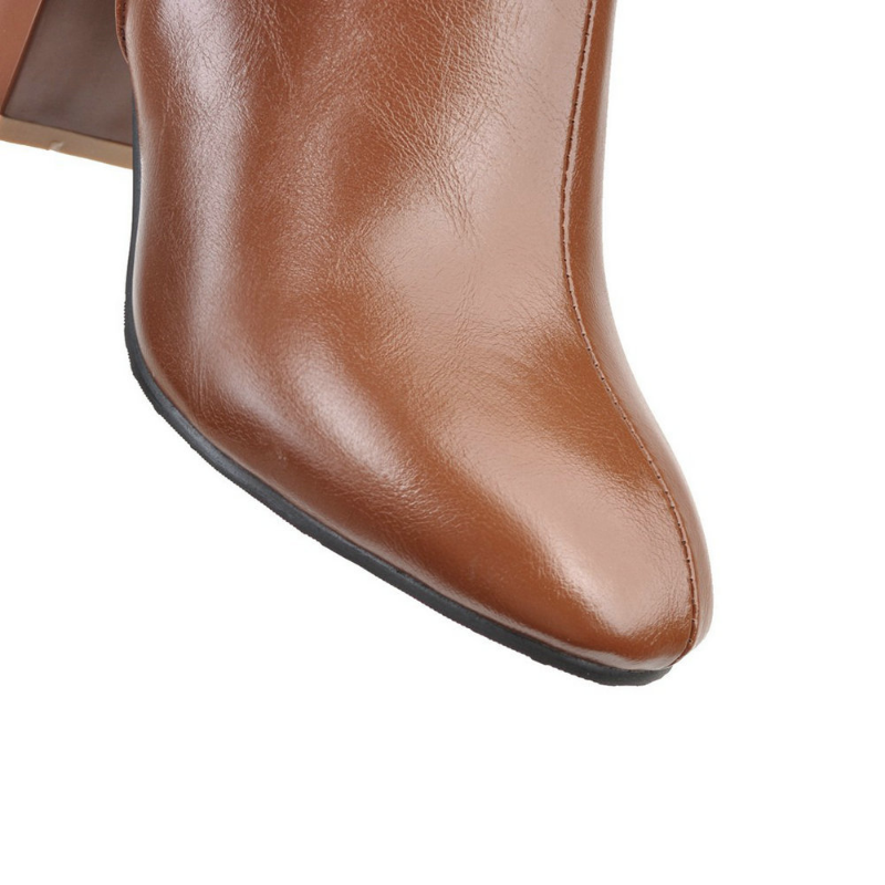 Damen Kniehohe Stiefel | Reissverschluss