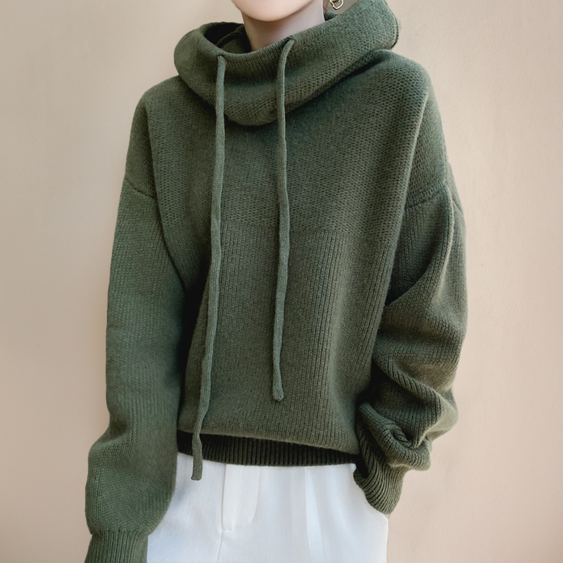 Damen Hoodie | Merino Strick
