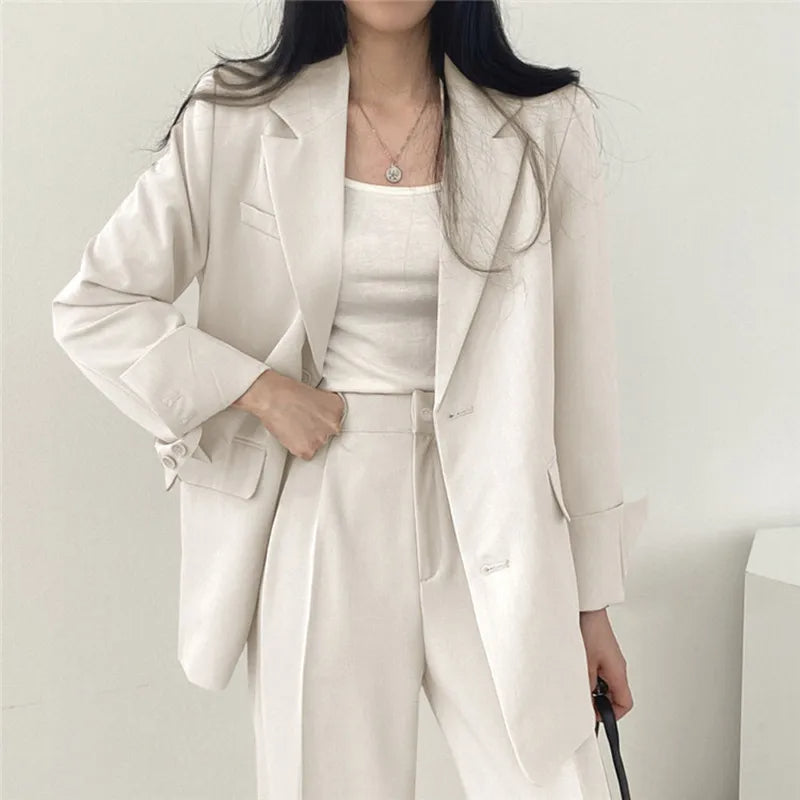 Women's trouser suits | Loose fit blazers | Baggy