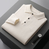 Men's Polo Sweater | Cashmere Feel