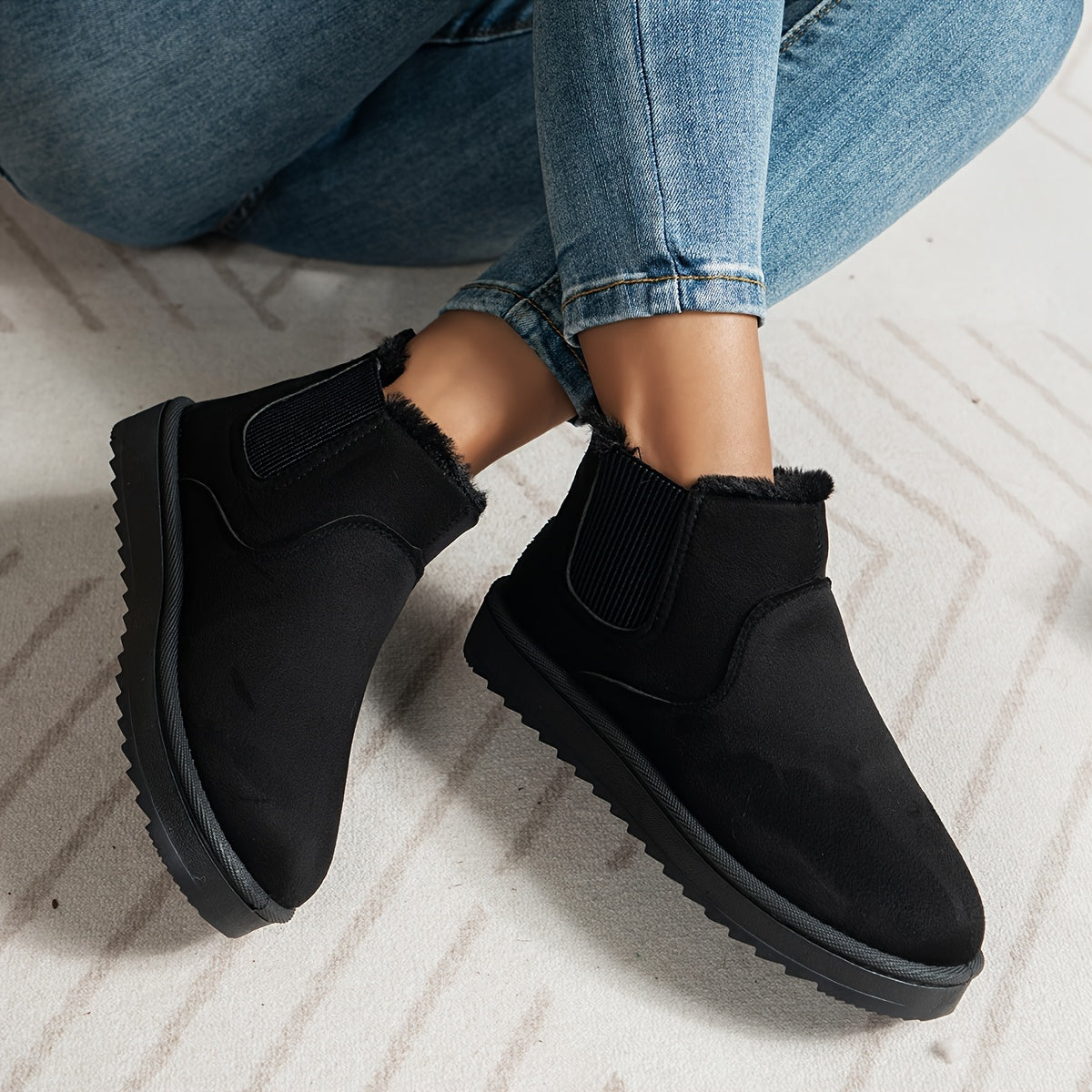 Damen Winterschuhe | Slip-On Stiefel
