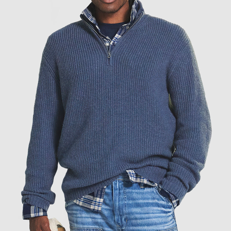 Herren Pullover mit Reissverschluss